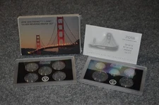 *Empty Box* For 2018-S 10-Coin Silver Reverse Proof Set Lenses & COA