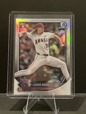 Caden Dana 2025 Bowman Chrome #94 Red Rookie RC Logo Refractor Redemption SP