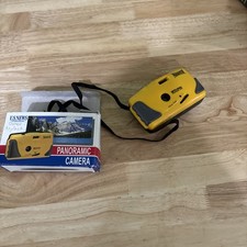 NOS Panoramic 35mm Camera w/ Box  Instructions Yellow never used 