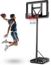 Basketball Hoop Outdoor,Portable Basketball Hoop Goal System 6.6-10Ft Adjustable