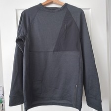 Burton Midweight Base Layer Crewneck Top XS Black Snowboard Ski