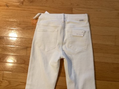 NWT w/ defect Risen  flare ivory  white jeans sz 1 / 25 new