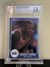1985 STAR LITE ALL-STARS MICHAEL JORDAN #4 BGS 7.5
