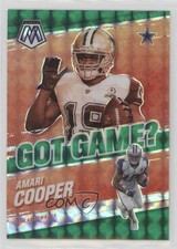2021 Panini Mosaic Got Game? Green Mosaic Prizm Amari Cooper #GG-18 0nw5