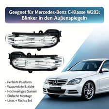 Blinklicht Anzeige f&uuml;r Mercedes C Klasse W203 2004 2007 Spiegelblinker