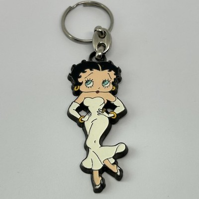 Betty Boop lizenzierter Universal Studios Port Aventura Emaille Schlüsselanhänger Souvenir