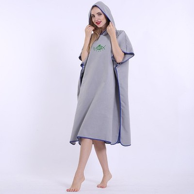 Surf Poncho Mikrofaser Umkleide Surfer Schwimmer Kapuzen Surf Umhang