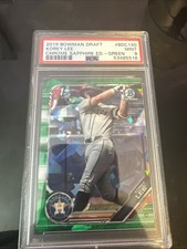 2019 Bowman Chrome Draft Sapphire Edition Green 25/50 Korey Lee #BDC-140 Pop 2