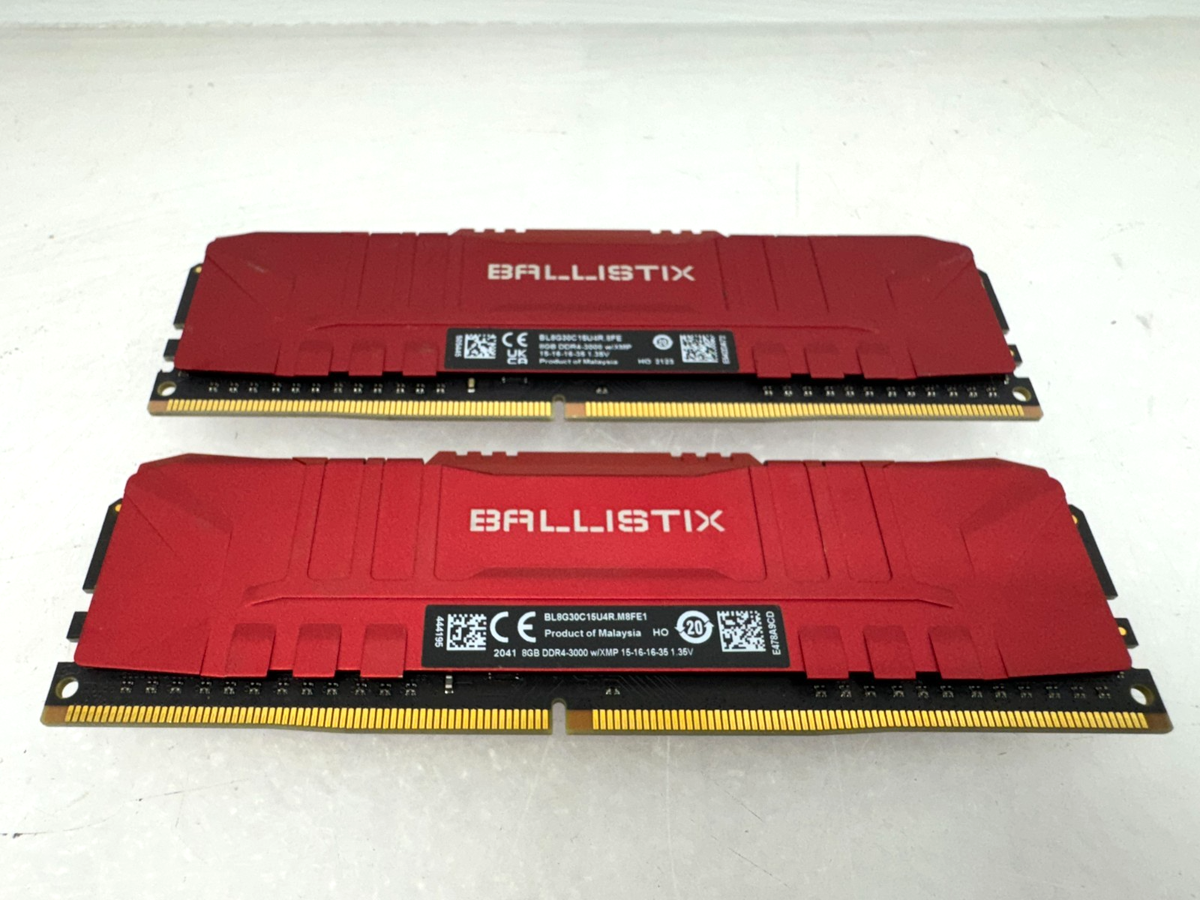Crucial Ballistix 16GB (2x8GB) DDR4-3000 Desktop Memory