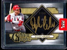 2022 Topps Five Star Dylan Carlson Golden Graphs #/40 Auto St. Louis Cardinals