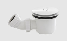 Mega Flow shower waste 90mm - white top