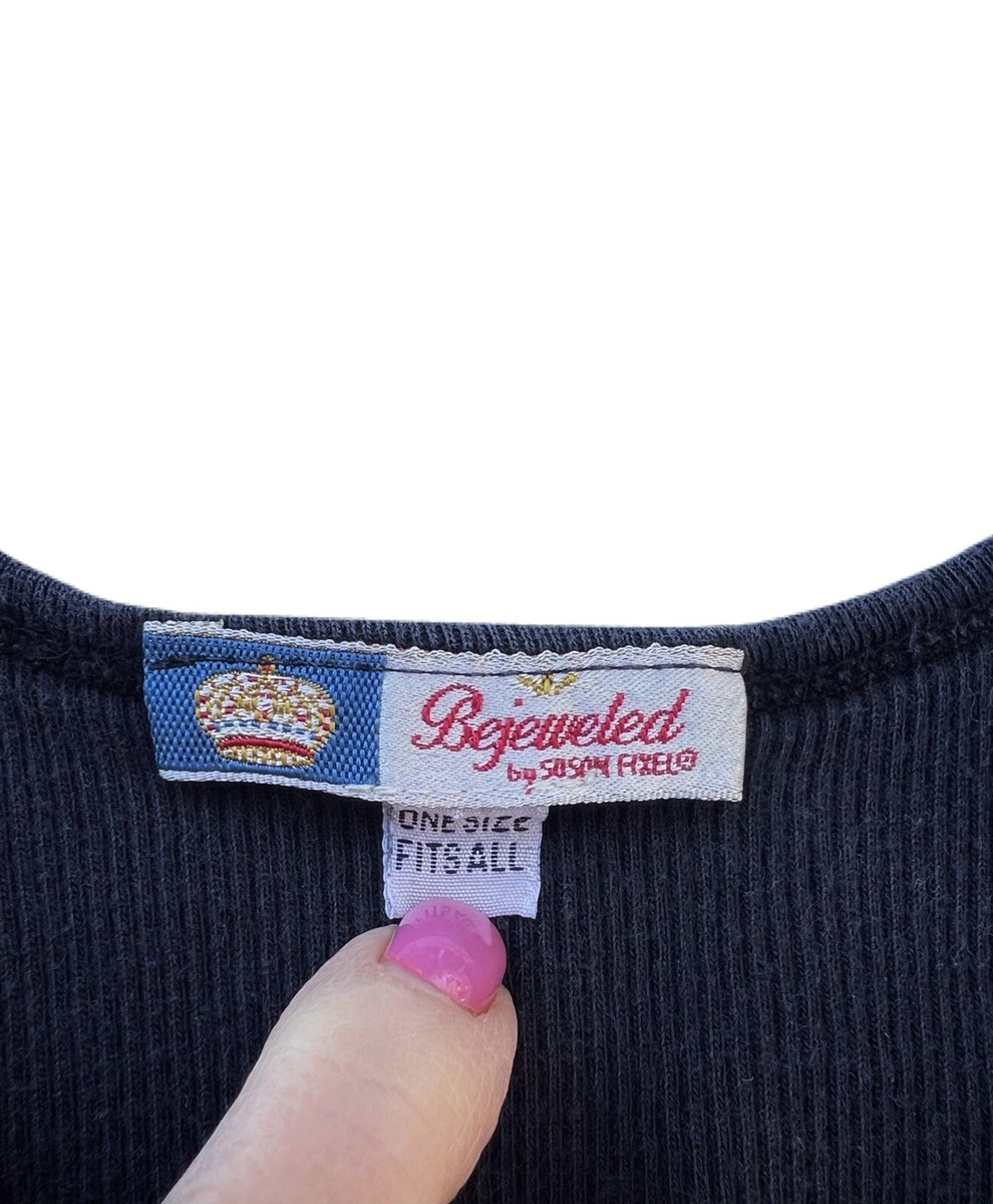 未使用 タグ付き Bejeweled by SUSAN FIXEL タンクトップ s-l1200.jpg