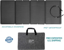 ECOFLOW 160 WATT Solar Panel Portable Foldable Briefcase ADJUSTABLE KICKSTAND
