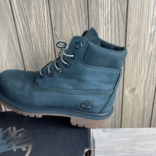 Timberland 6 pulgadas Premium Bota Junior Verde Oscuro Jóvenes Niños Talla: 4 - Imagen 5 de 17