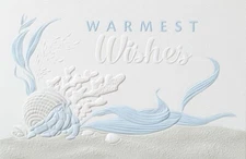 16 Embossed Boxed Christmas Cards Curious Hermit Crab 