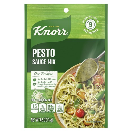 Knorr Pesto Sauce Mix 0.5 oz Pouches - Pack of 2 - 第 1/1 張圖片