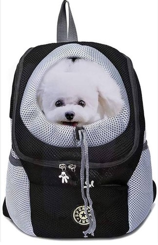 Pet Carrier Backpack Adjustable Puppy Cat Dog Travel Shoulder Bag Breathable - Picture 7 of 11