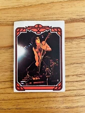 1981 Paul Stanley Kiss Stani Argentina Rare Trading Card Rookie #1 CHECKLIST