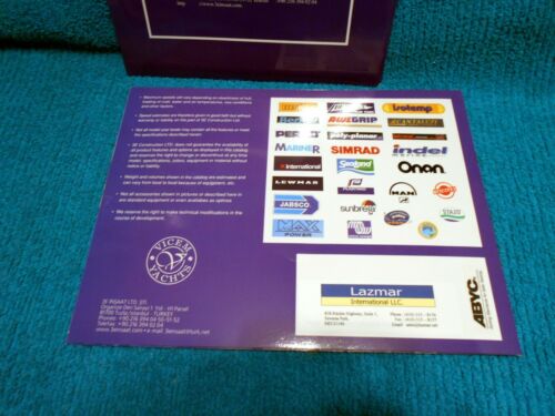 VTG VICEM Yachts Boat Sales Brochure Catalog Classic Series Made in Turkey - Picture 4 of 4