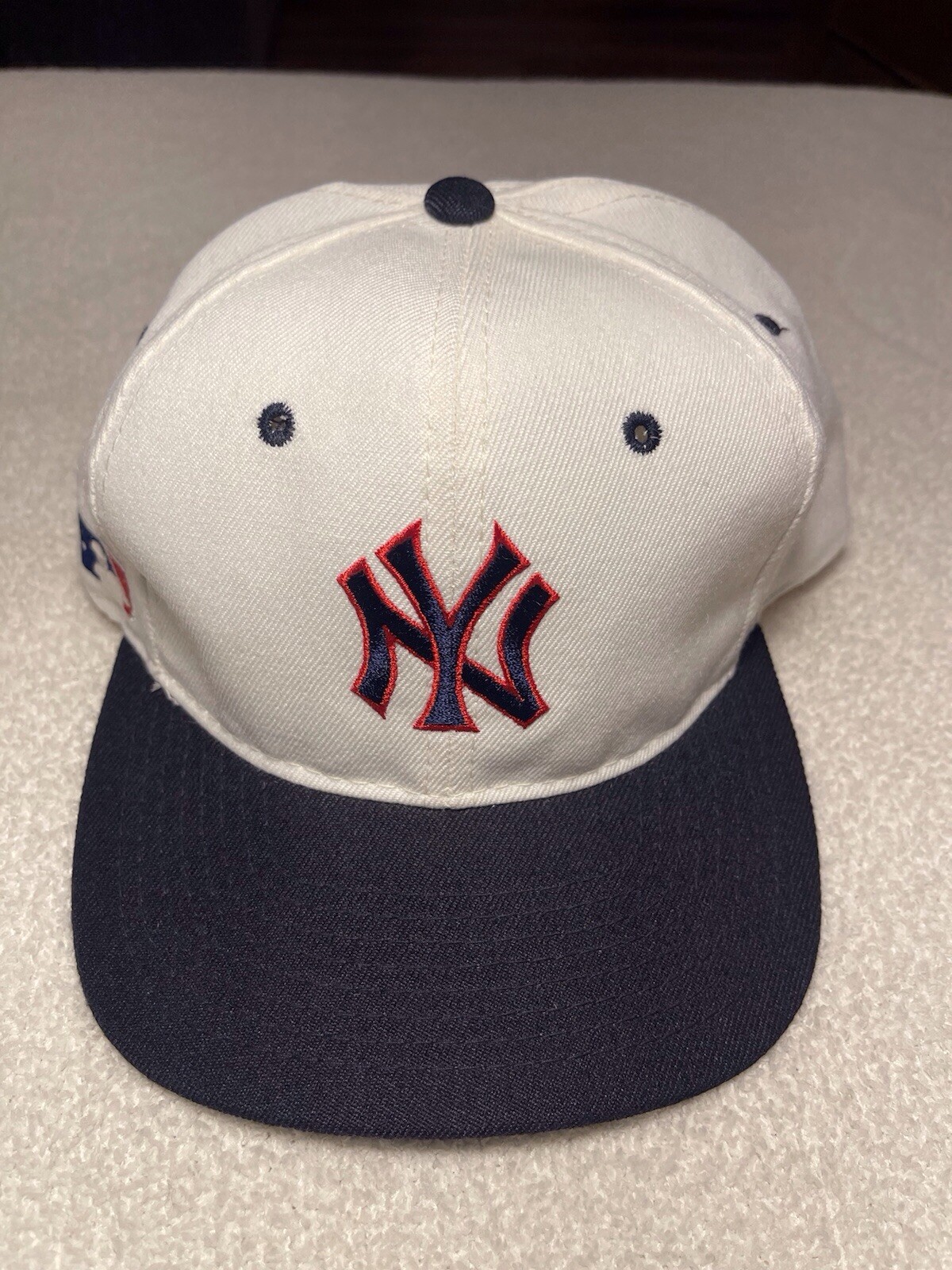 Vintage 90s New York Yankees Sport Specialties Mlb Side Logo Snapback Hat