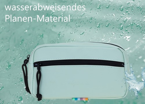 Hüfttasche Damen Gürteltasche Festival Waist Bag Plane Hydro 12827 Mint Grün +e - Bild 14 von 17