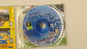 NFL 2K Sega Dreamcast 2001 complete CIB Manual, Case, Disk. Disk is near Mint