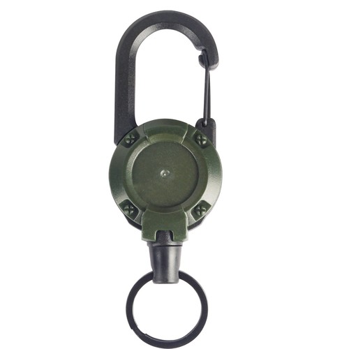 Outdoor Einziehbar Schlüsselanhänger Rollenhalter Schwerlast Kordel Karabiner Schlüsselhalter - Bild 15 von 31