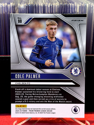 2024-25 Panini Prizm COLE PALMER Black White checkerboard Chlesea