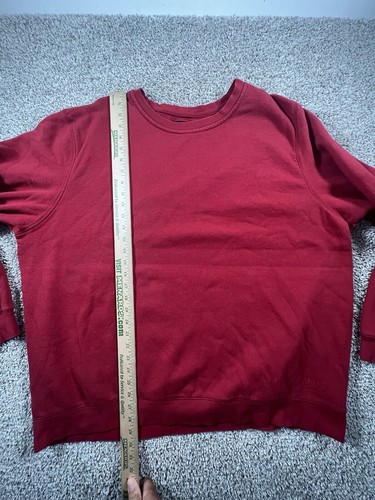 Everlast Sport Sweater Mens XXL Red Long Sleeve Shirt Crew Neck Adult - Picture 6 of 9
