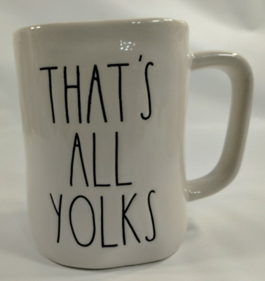 #ad #ad Rae Dunn That#x27;s All Yolks Mug Artisan Collection Magenta Spring Easter Farmhouse $17.99