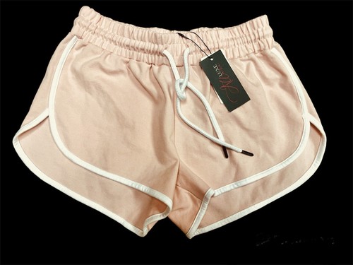 Women's Size Small Pink Two Piece Set Shorts Lounge Tank NWT LuxeAllure $49msrp - Picture 2 of 6