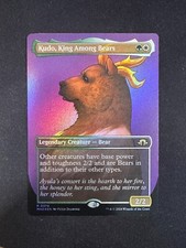 Kudo, King Among Bears BORDERLESS PROFILE FOIL - Modern Horizons 3 (Magic)