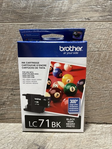 Genuine Brother Ink Cartridge LC71BK 