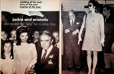 1969 Jackie Kennedy Aristotle Socrates Onassis Wed 3-Page