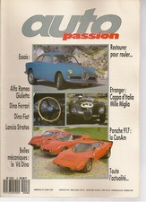 AUTO PASSION 8 DINO 246 GT FIAT DINO 2400 SPIDER LANCIA STRATOS ALFA GIULIETTA