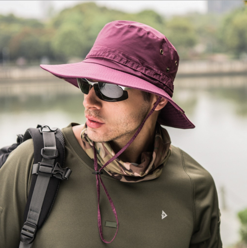 Bucket Hat Boonie Hunting Fishing Outdoor Cap Wide Brim Military Unisex Sun Hats - Picture 15 of 15