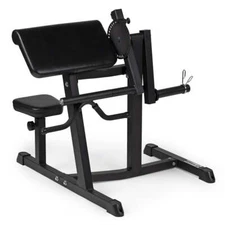 Titan Fitness Plate-Loaded Bicep Curl and Tricep Extension Machine, Rated 220 LB