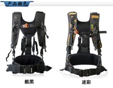 Adjustable Camera Carrying Chest Harness Strap Pouch Holder Waist Belt Lens Bag