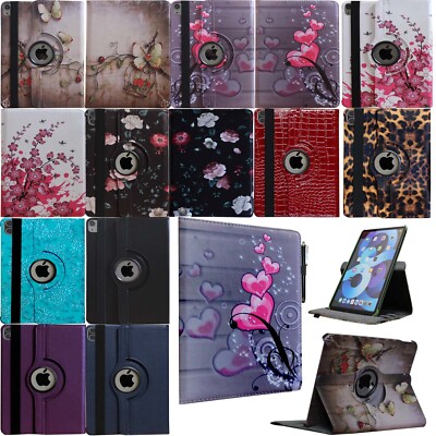 Case for iPad Pro M5 11'' (2025 Release) Rotating Smart Leather Cover Magnetic