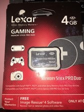 Lexar 4GB Memory Stick Pro Duo Mark 2 for PSP Import JAPAN Video Game 3192