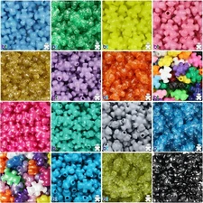 BeadTin 25mm Teddy Bear Plastic Pony Beads (24pcs) - Huge style choice