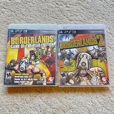 BORDERLANDS BUNDLE: GOTY EDITION, 2 PS3 PLAYSTATION 3 PREOWNED