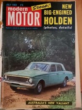 Vintage Modern Motor Magazine July 1963