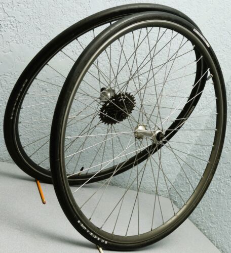 Shimano Deore XT M730 Wheelset, 700c, Matrix Iso-CII Rims, 100/130mm 36H vintage