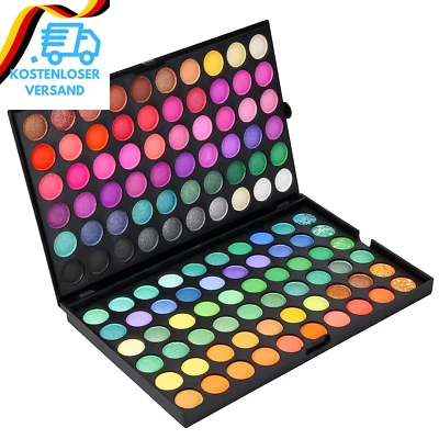FODLON Lidschatten Palette, Lidschattenpalette Bunt 120 Farben Lidschatten Make up Kit