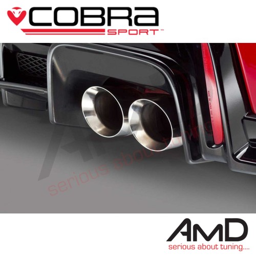Cobra Honda Civic Type R FK2 Cat Back Exhaust Non Resonated Stainless HN21 - Picture 2 of 3