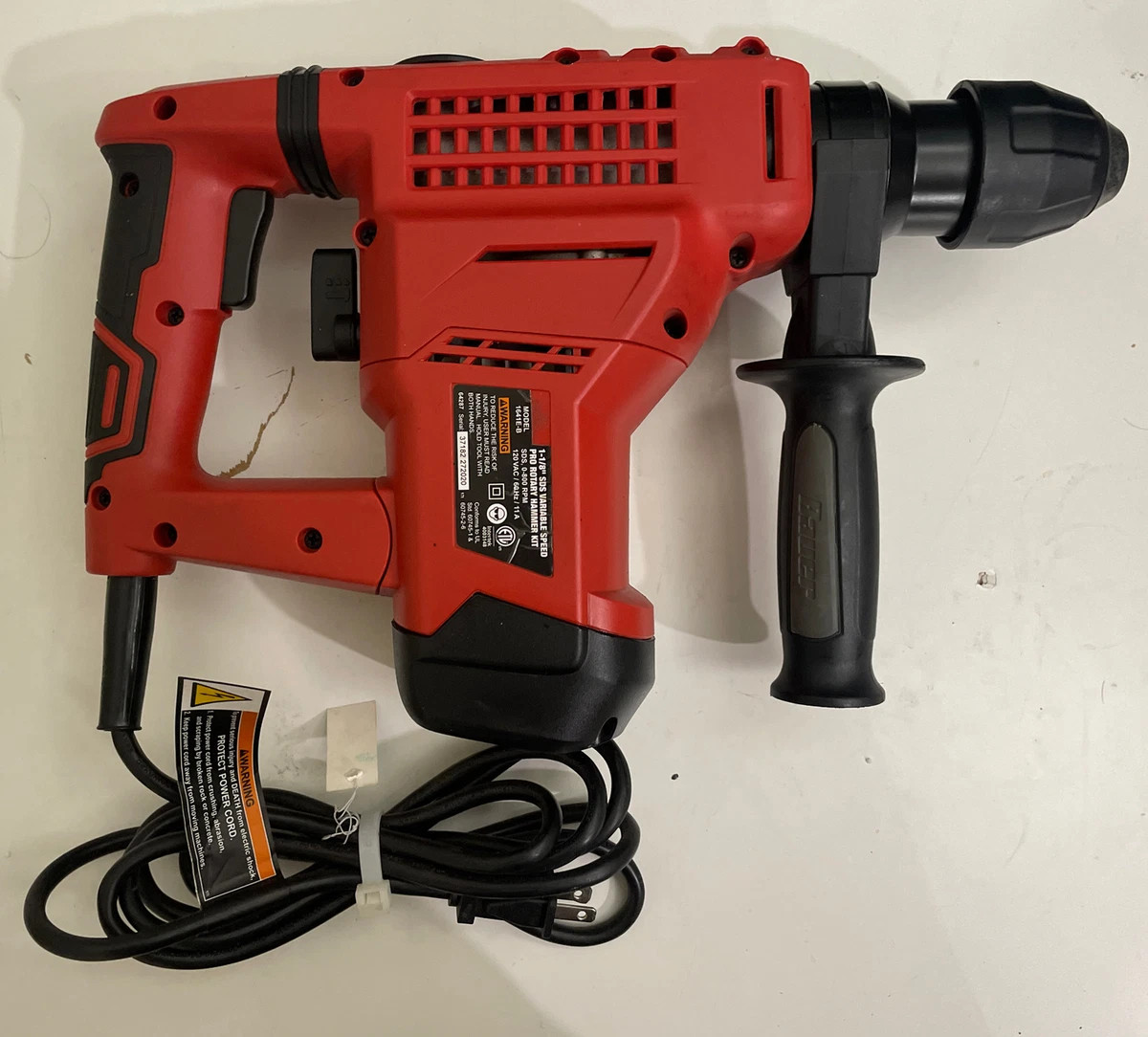 Bauer sds variable speed pro rotary hammer kit deals