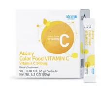 ATOMY Color Food VITAMIN C 500mg Health Supplement 90 Sticks x 2g*****CERTIFIED