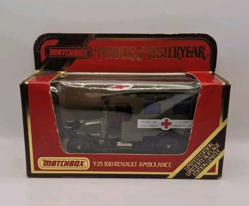 MATCHBOX MODELS OF YESTERDAY Y-25 1910 RENAULT Ambulance - Picture 2 of 7