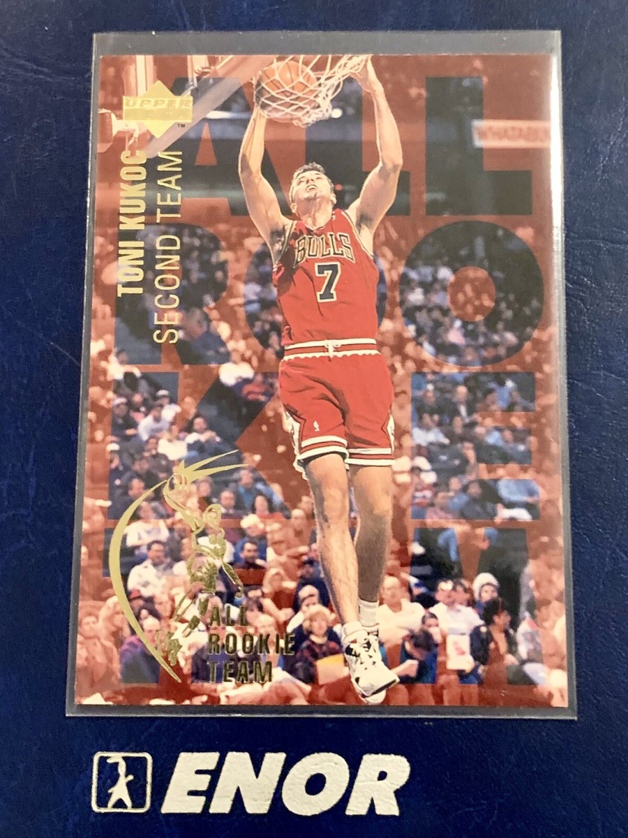 Toni Kukoc Upper Deck Chicago Bulls Basketball #9 All Rookie